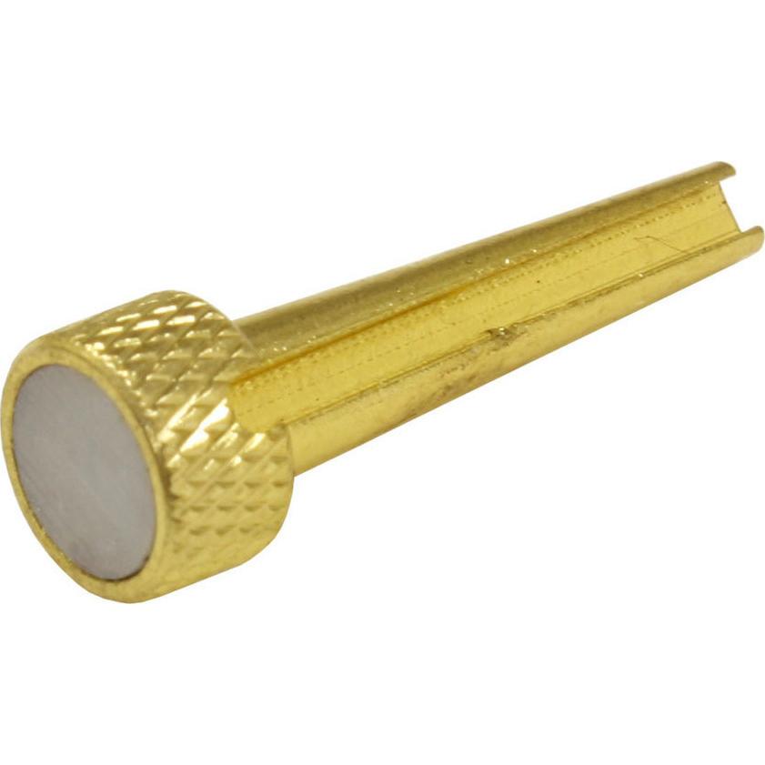 D'Andrea TONE PINS TP3M Mother of Pearl Inlay ソリッドブラス製ブリッジピン(6本セット) |  | 01