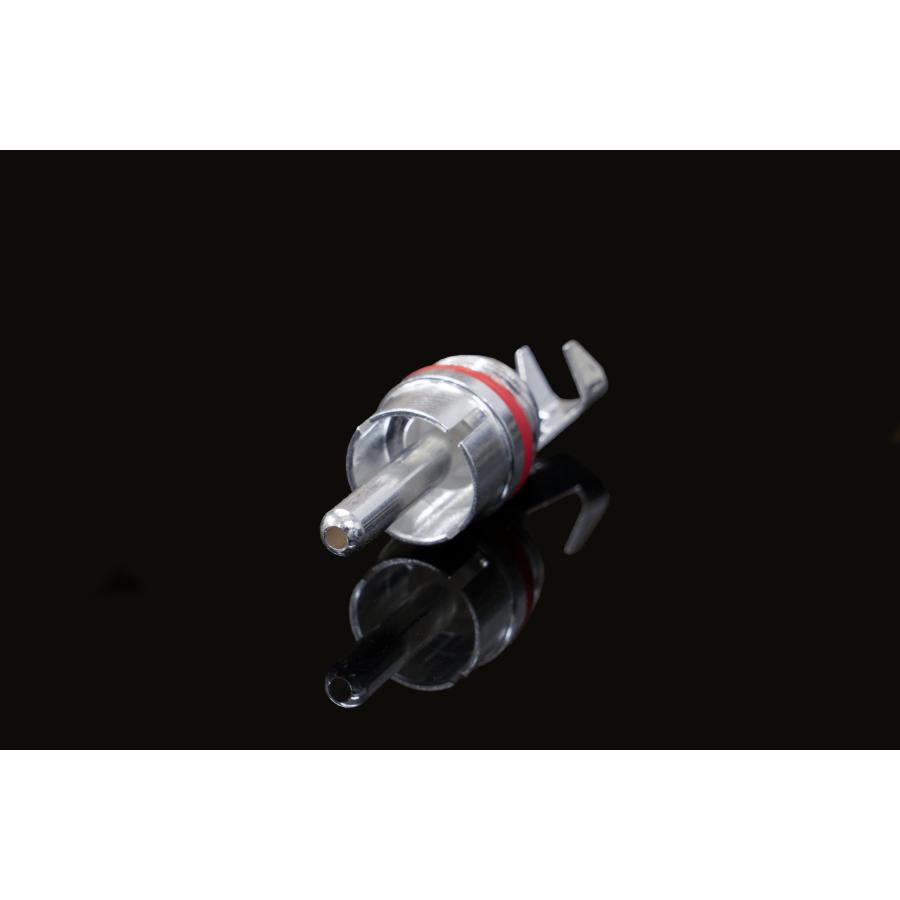 TOP WING Root RCA Plug (2ペア入り) 銀メッキ 中空コンタクト採用 RCAプラグ TW-RRP-2PI/メール便発送・代金引換不可 |  | 02