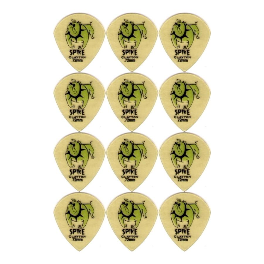 Clayton SPIKE ウルテム ピック S.TEAR(JAZZ3)0.72mm x12枚 エッジの