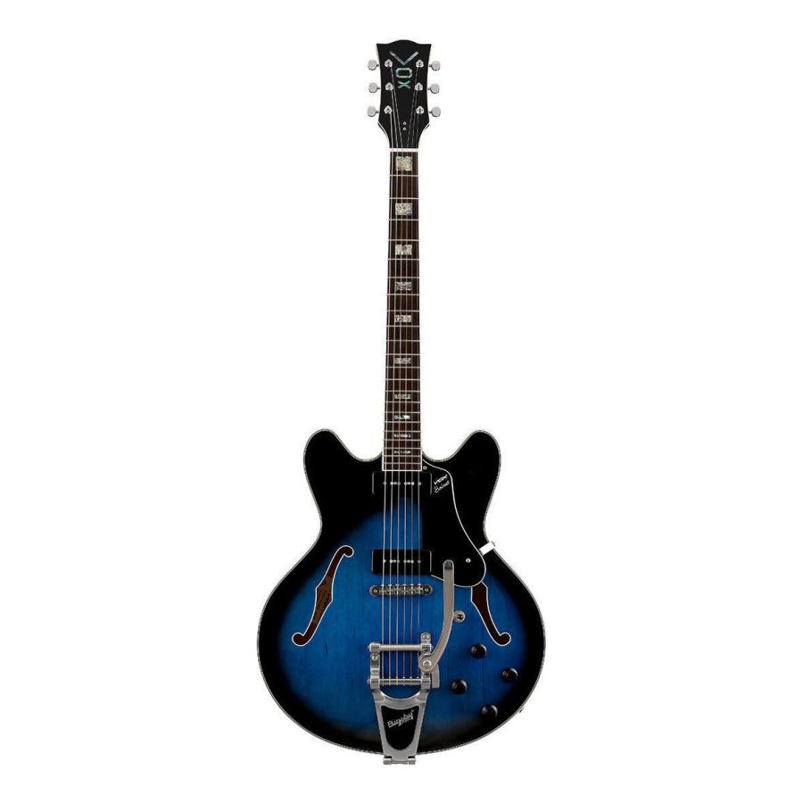 VOX BC-V90B BL Blueburst Bobcat V90B Bigsby搭載 セミアコ