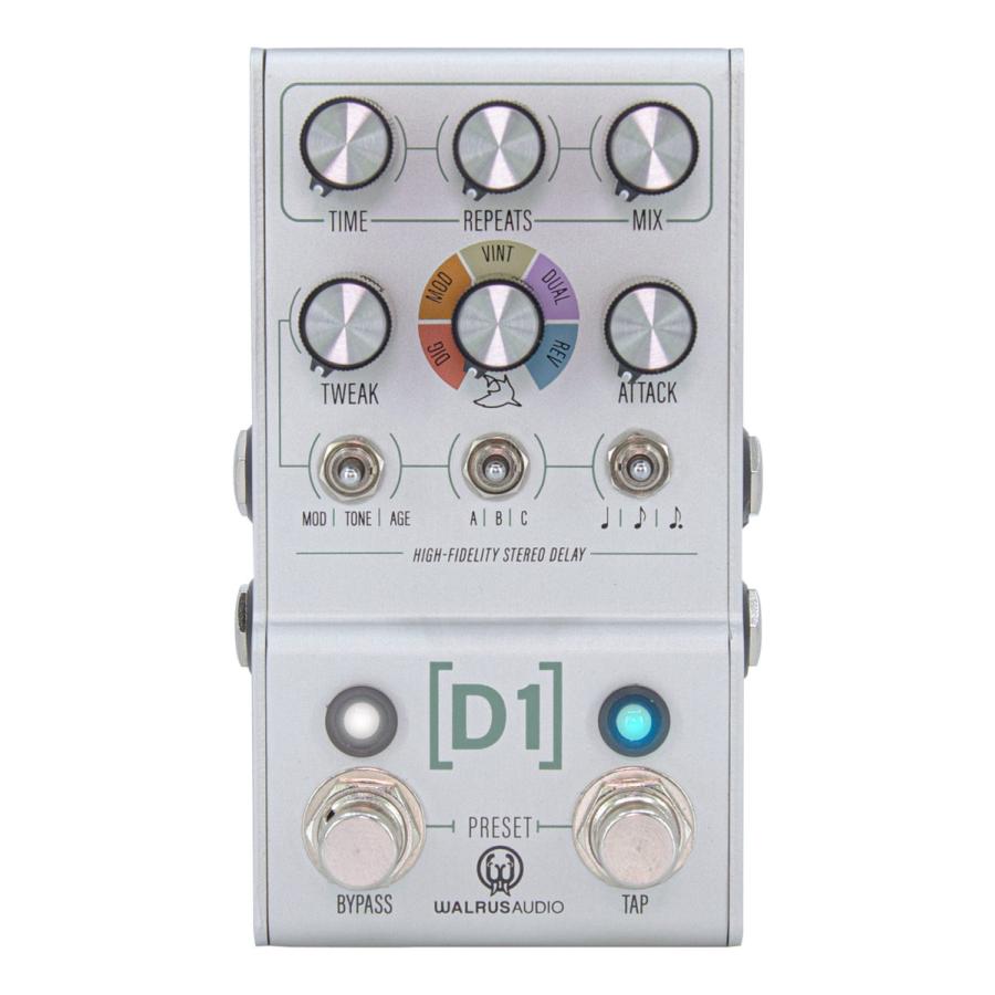ギター WALRUS AUDIO MAKO/D1V2 MAKO Series: D1 WALRUS AUDIO WAL-MAKO/D1V2 MAKO Series: D1 High-Fidelity Delay V2