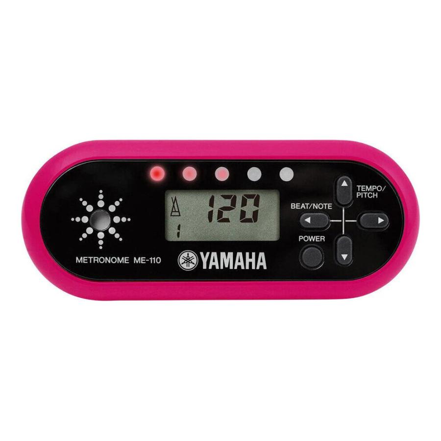 優れた品質 YAMAHA ME-110RA スリムタイプ 電子メトロノーム メール便発送 代金引換不可 ヤマハ YAMAHA デジタルメトロノーム スカイブルー ME-110SBL 軽量で持ち運びしやすいスリムな形 ダイヤル式のボリューム調節機