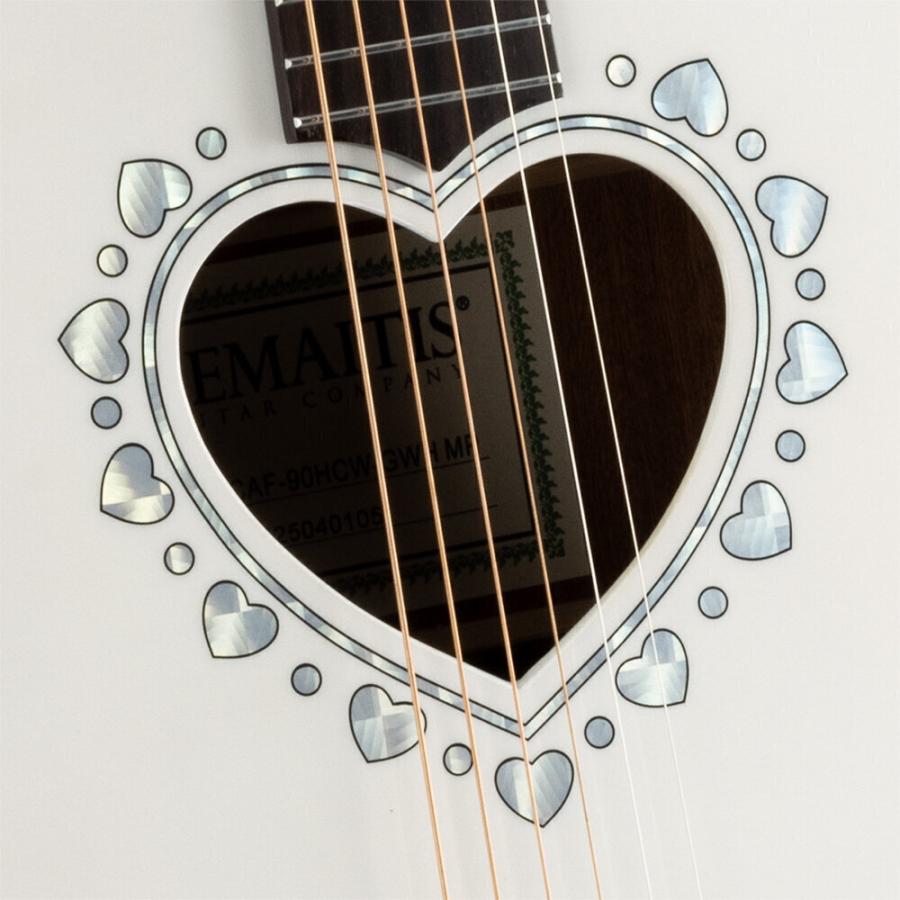 ZEMAITIS CAF-90H GWH MP グロスホワイト Mother of Pearl ロゼッタ