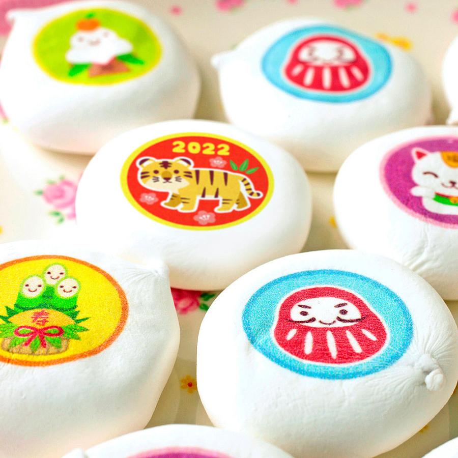 人気商品 22年 お正月 イラスト入り マシュマロ 5個 干支 招き猫 門松 だるま 鏡餅 家箱入り 新年 お祝い 年賀 ギフト 子供 スイーツ お菓子 Originaljustturkey Com