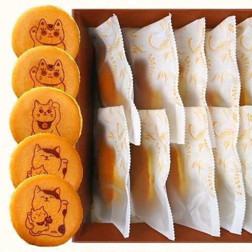 再再販 開店 開業 祝い お祝い 内祝い ギフト お菓子どら焼き 招き猫 10個 箱入り 個包装 和菓子 どらやき かわいい 猫 商売繁盛 めでたい 縁起物 短納期 Wantannas Go Id