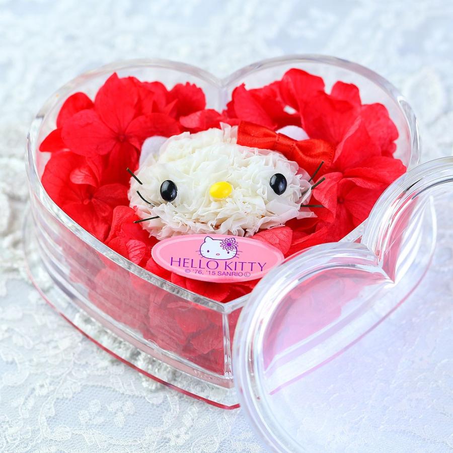 ハローキティ プリザーブドフラワー ハートのクリアケース レッド 赤 誕生日 プレゼント 花 キャラクター キティちゃん かわいい ギフト 贈り物 女性 Hb 32 1 日本ロイヤルガストロ倶楽部 通販 Yahoo ショッピング