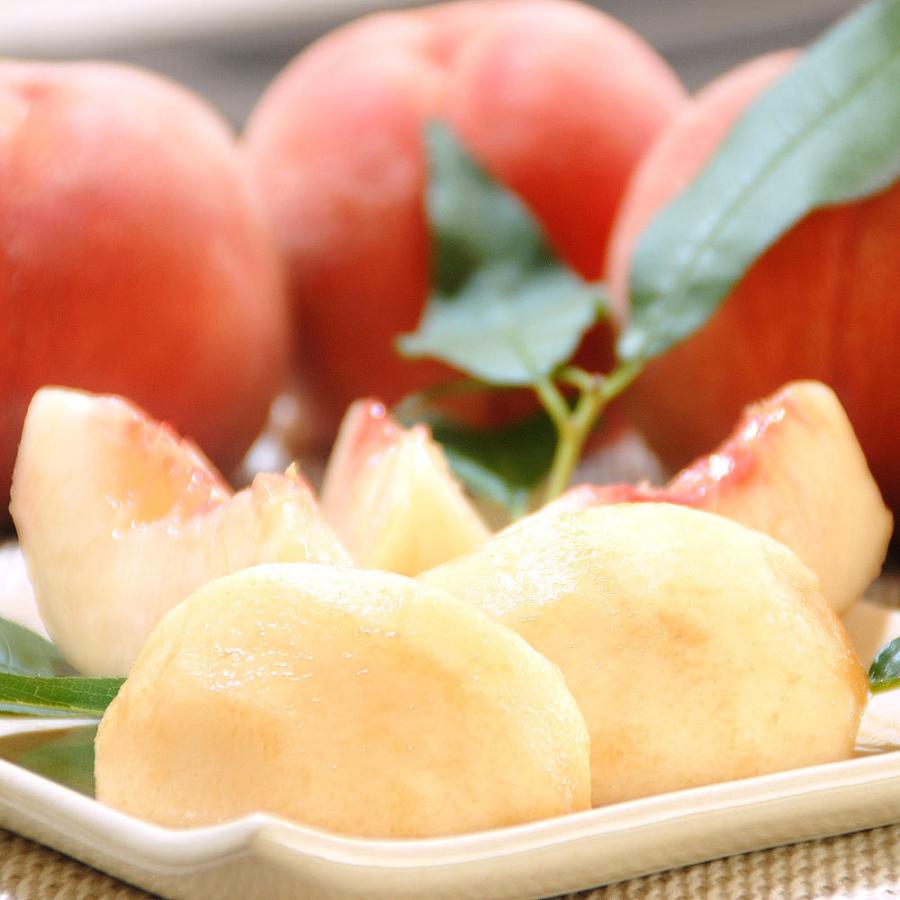 お中元 フルーツ 桃＆ぶどう ギフトセット 山梨県産 シャインマスカット １房 (約500g) 白桃 約1kg (3〜4玉) 送料無料の画像