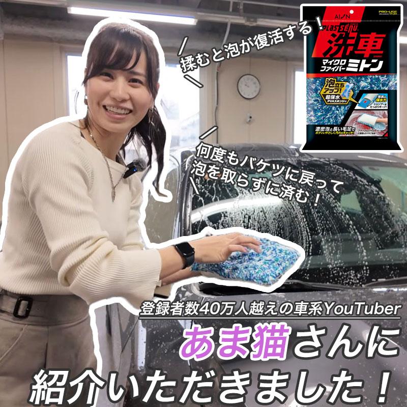 アイオン メーカー公式 プラスセーヌ 洗車スポンジ マイクロファイバー
