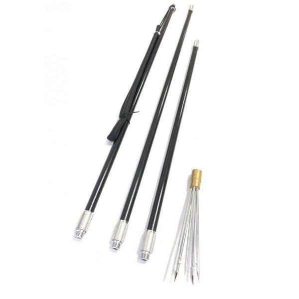 銛 モリ 5股 4点セット 5又銛 魚突き スキューバ 素潜り 手銛 手モリ 水中銃 パラライザー ヤリ ダイビング 魚突き コンパクト 釣り具 釣り道具 釣り用品 1 0517 3 Aio 通販 Yahoo ショッピング