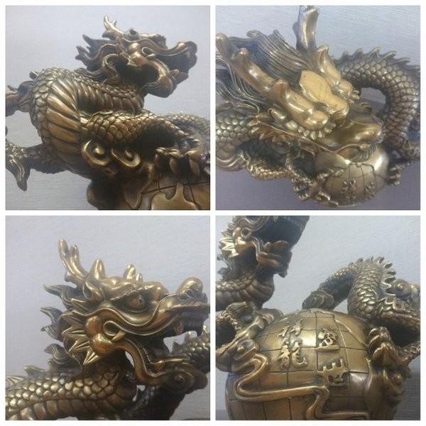 特大圧倒的なパワー龍の置物 銅製(真鍮) 横幅50cm 龍 龍の置物 特大圧倒的なパワー龍の置物 銅製(真鍮) 横幅50cm 龍 龍の置物