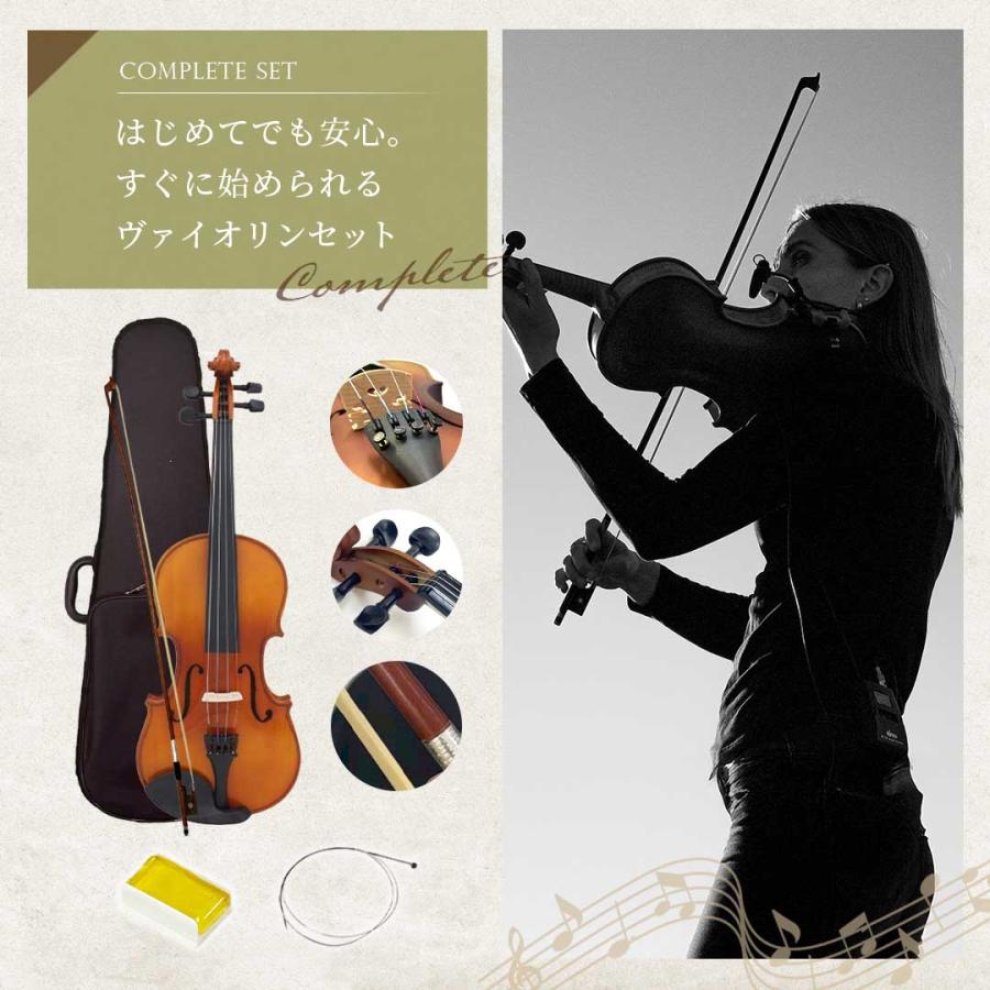 ヴァイオリン カラーバイオリン 全8カラー ケース付き フル