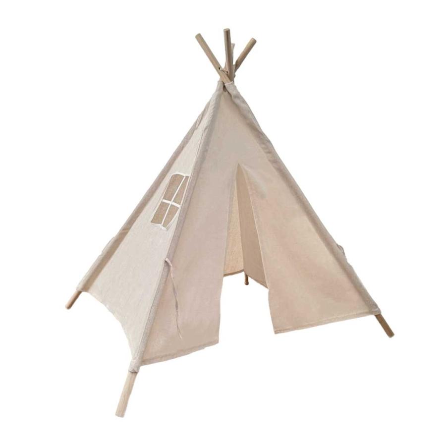 ペット用 ティピーテント 犬 猫 室内ハウス 三角テント