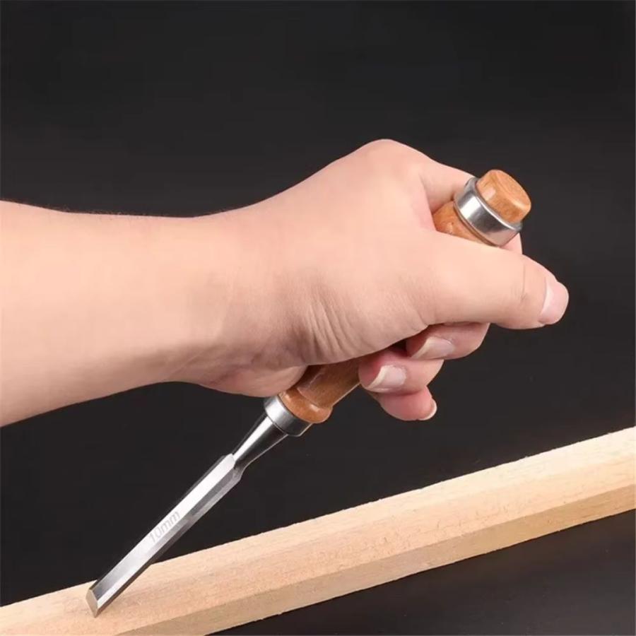 鑿 ノミ 5本セット たたきノミ しのぎノミ ホゾ穴を彫る 大工 工具