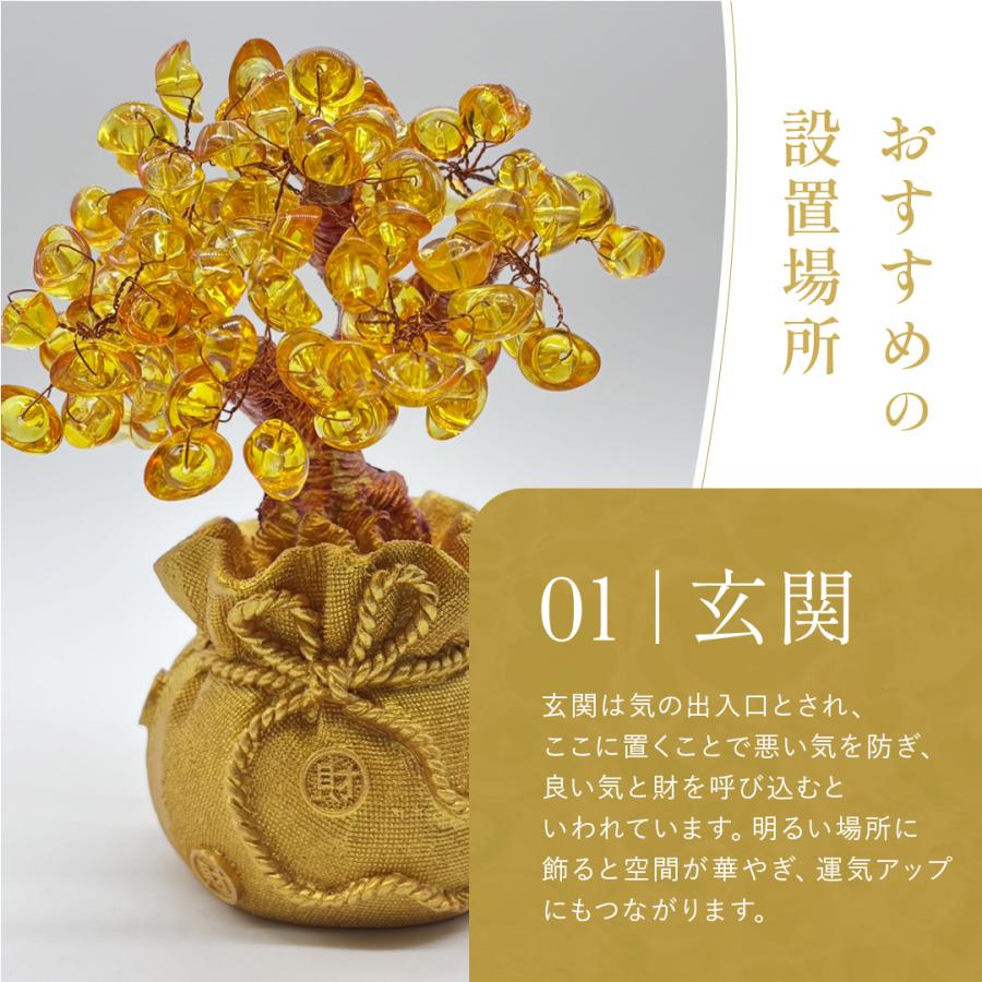 風水 黄金木 招財樹 金のなる木 黄水晶 シトリン 風水アイテム 金運