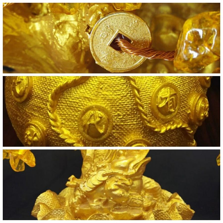 レビュー特典 干支ゴールド護符プレゼント 特大黄金木 招財樹 金のなる