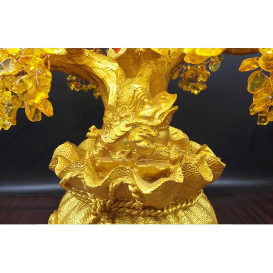 レビュー特典 干支ゴールド護符プレゼント 特大黄金木 招財樹 金