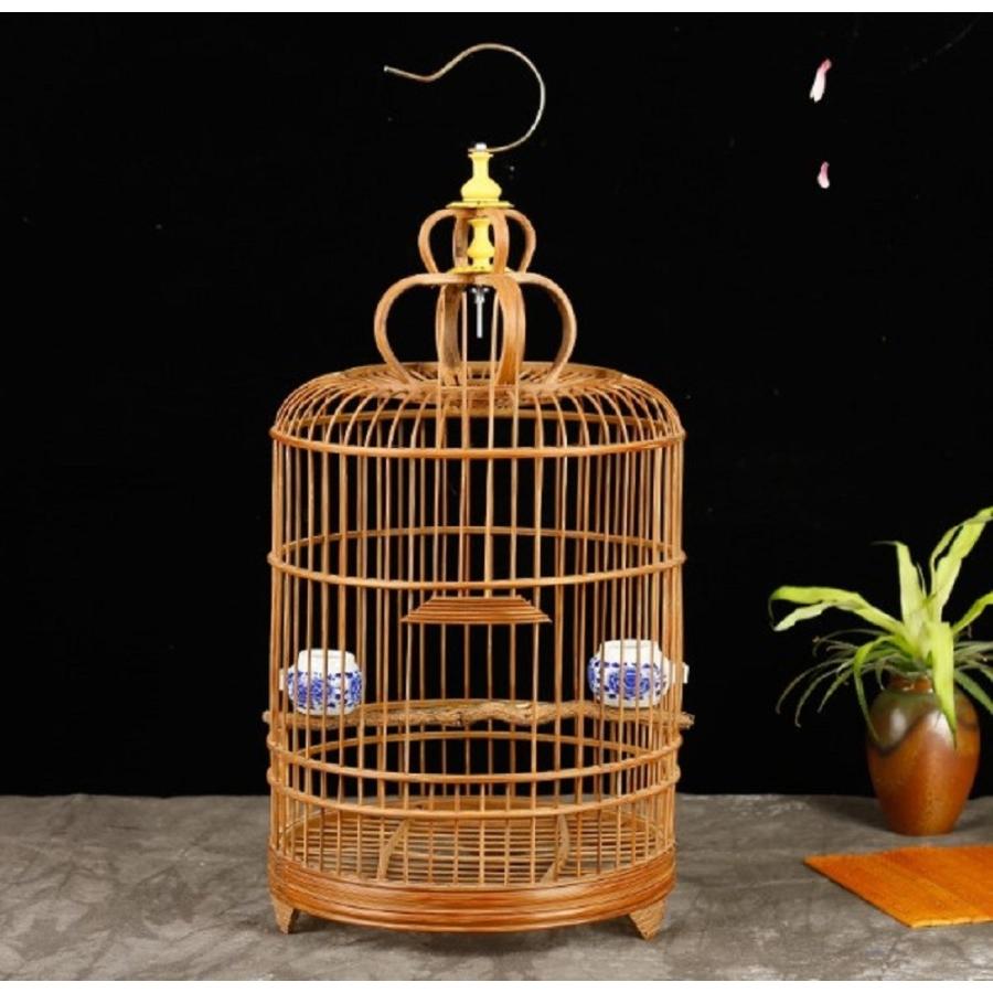 竹製 鳥かご 中国伝統工芸品 手作り竹鳥かご 丸籠 バード ケージ 鳥籠インテリア 鳥かご 竹 バンブー ナチュラル フック 吊り下げ つりさげ バードケージ 0331 4 Aio 通販 Yahoo ショッピング
