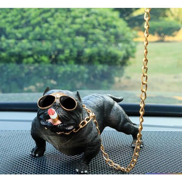 ブルドッグ 装飾 カーインテリア 車 カーアクセサリー かわいい