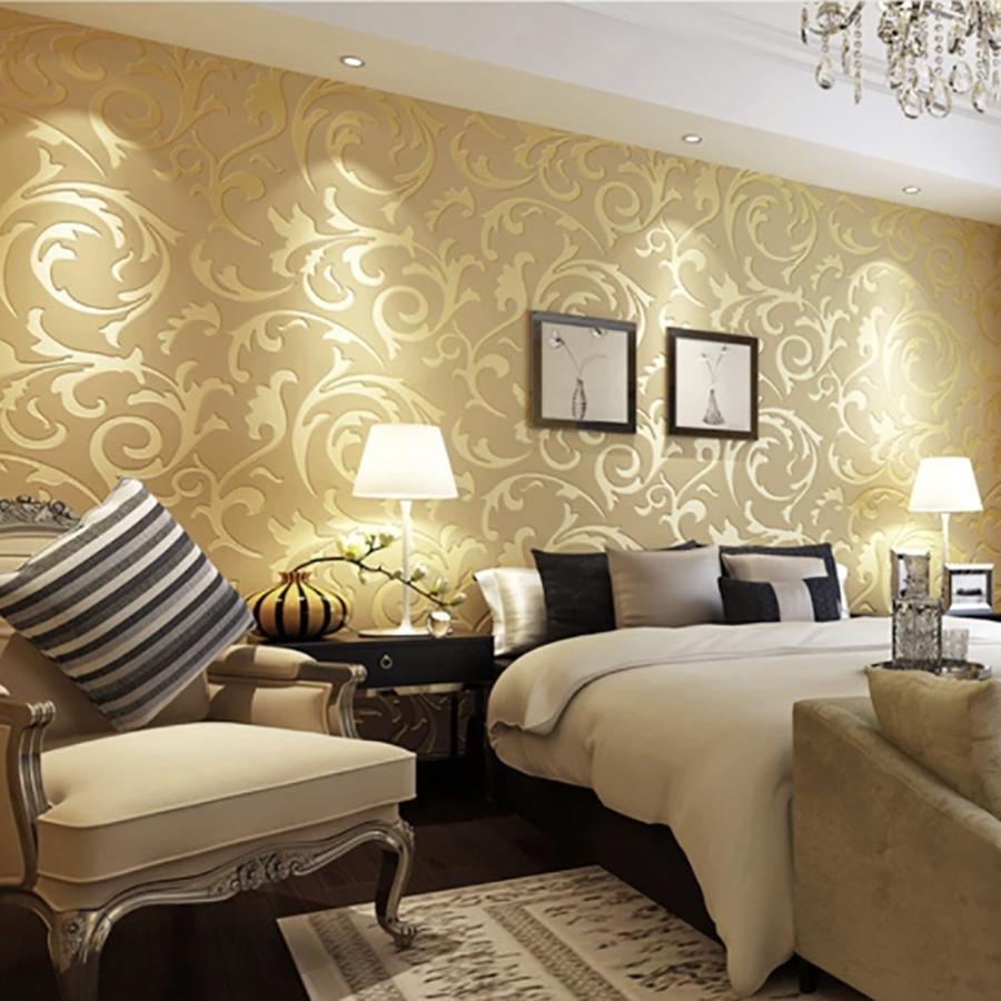 壁紙 エレガント 金 銀 53cm×950cm DIY のりなし かわいい おしゃれ