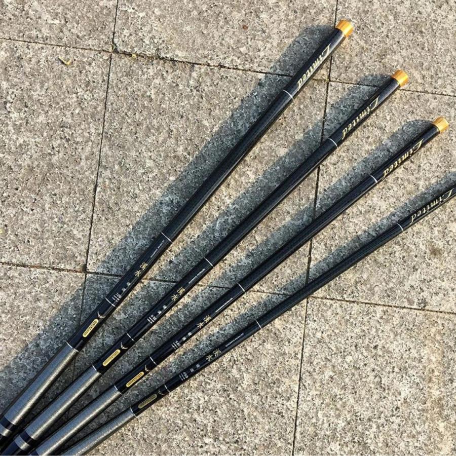 高品質 フィッシングロッド 630 渓流竿 溪水 630 万能ロッド 毛鉤セットの特典付き カーボン 硬調 延べ