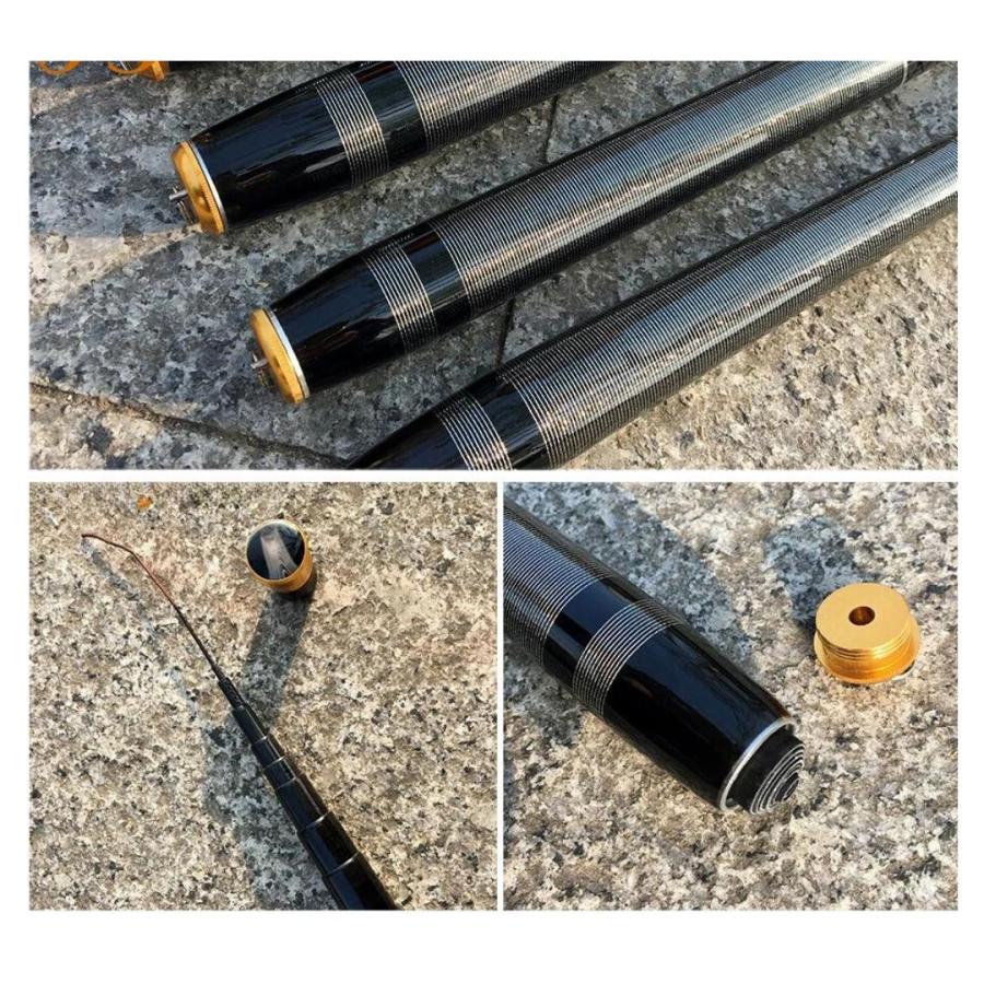 渓流竿 溪水 630 万能ロッド 毛鉤セットの特典付き カーボン 硬調 延べ