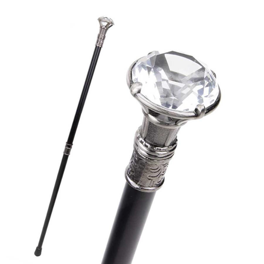 杖 ダイヤ型 ガラスカット スチームパンク つえ ステッキ おしゃれ 杖 ダイヤ型 ガラスカット スチームパンク つえ ステッキ おしゃれ