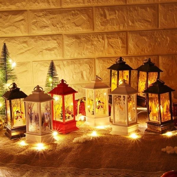 照明 ランタン クリスマス LEDランタン サンタ ポータブルランタン