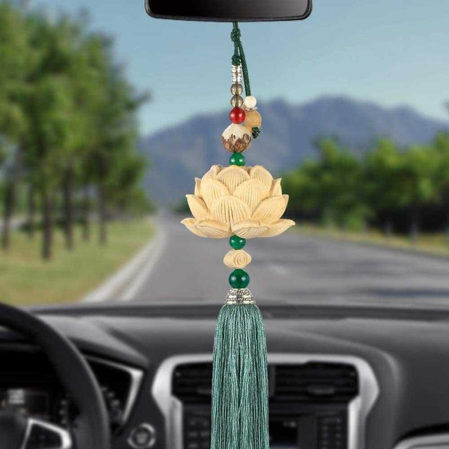 風水 蓮の花 インテリア 吊り下げ 木製 ルームミラー用 レッドorグリーン 車内 キラキラ カーミラー アクセサリー 飾りお守り 車内アクセサリー バックミラー 11 9 Aio 通販 Yahoo ショッピング