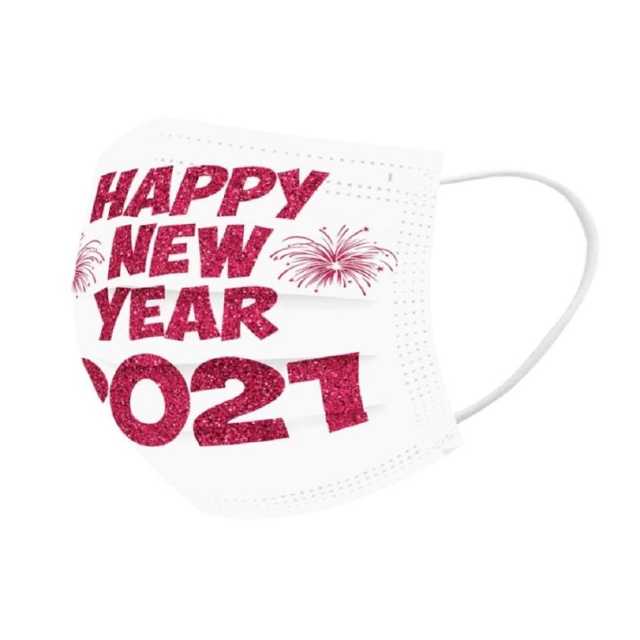 マスク 21年 レッド 10個セット ハッピーニューイヤー おしゃれ エレガント ストリート ラッパー 快適 ファッションマスク 立体マスク 大人 ユニセックス 15 1 Aio 通販 Yahoo ショッピング
