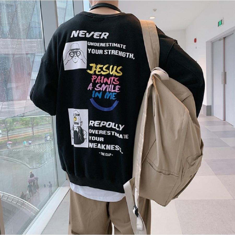 トレーナー ロンt Never Jesus ネバー ジーザス 韓国ファッション ヒップホップ Hip Hop 韓国 オルチャン 韓流 ゴシック ゴスロリ ヴィジュアル系 ユニセックス 18 4 Aio 通販 Yahoo ショッピング