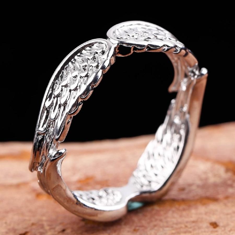 リング 天使の羽根 羽 エンジェル 鳥 指輪 メンズ バード bird