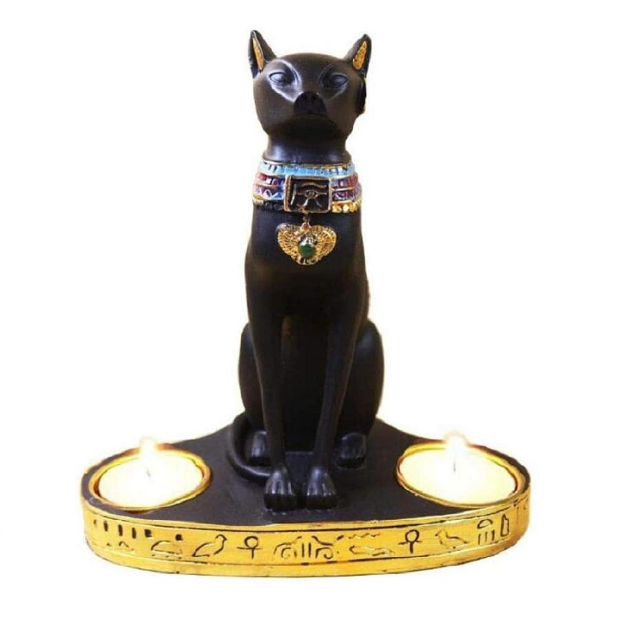 キャンドルスタンド バステト神 キャンドルホルダー bastet 猫型の女神