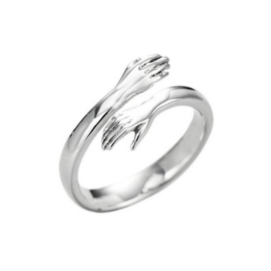 リング 両手 抱きしめる 手 ハグ 指輪 シルバーアクセサリー ヒップホップ アクセサリー ジュエリー ジュエル メンズ レディース 男女兼用 ギラギラ 誕生日 9 Aio 通販 Yahoo ショッピング