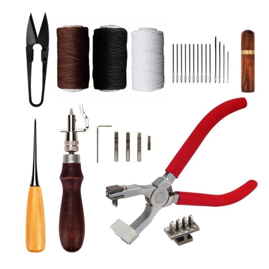 正規激安 レザークラフト クラフトキット 道具 工具 革 皮 レザー Puレザー 牛革 鰐革 手縫い 手作り Diy 革細工 初心者 セット ツール 簡単 工具セット プレゼント 公式の Iniciatupyme Cl