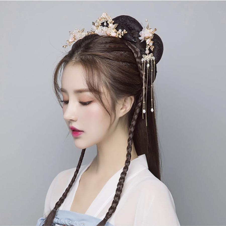 ヘアアクセサリー 7点セット 花 かんざし 簪 装飾 花魁 おいらん 遊女風 舞妓 芸者風 髪飾り 結婚式 着物 和装 コスプレ 小物 大人 レディース 髪飾り 3 Aio 通販 Yahoo ショッピング