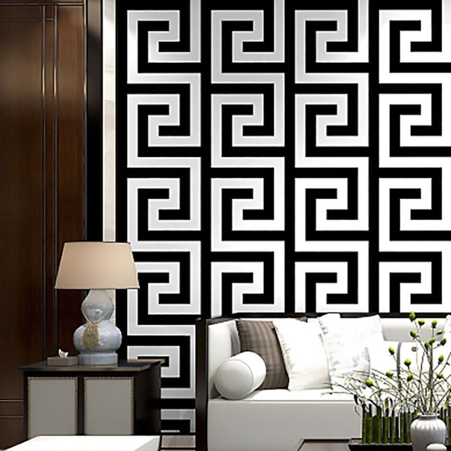 壁紙 モノクロ ホワイトブラック モノトーン 53cm 950cm Diy のりなし かわいい おしゃれ クロス 補修 ラグジュアリー 北欧 賃貸壁紙 背景 プレゼント 贈物 10 Aio 通販 Yahoo ショッピング