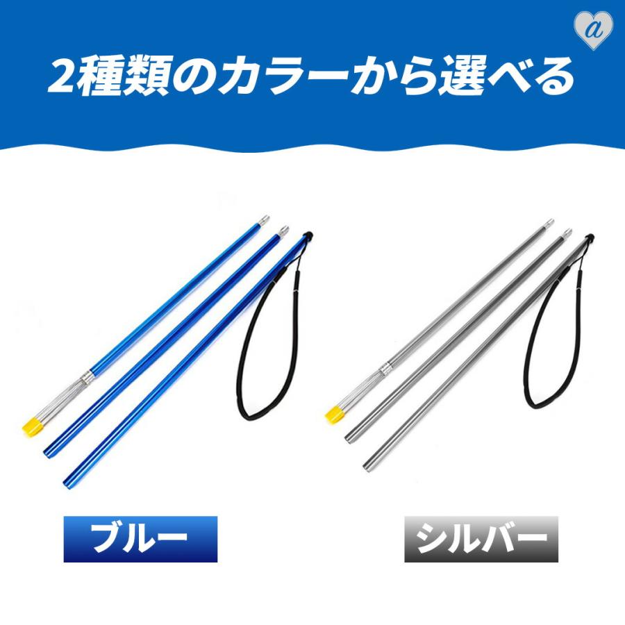 銛 5又銛 4点セット ブルーorシルバー 4ピース 200cm 今だけ限定特典