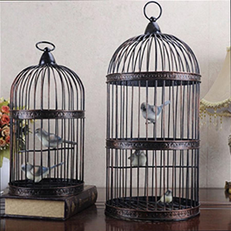 ペット用品 鳥籠 アイアン バード ケージ 53cm リング取っ手付き ペット用品 鳥籠 アイアン バード ケージ 53cm リング取っ手付き