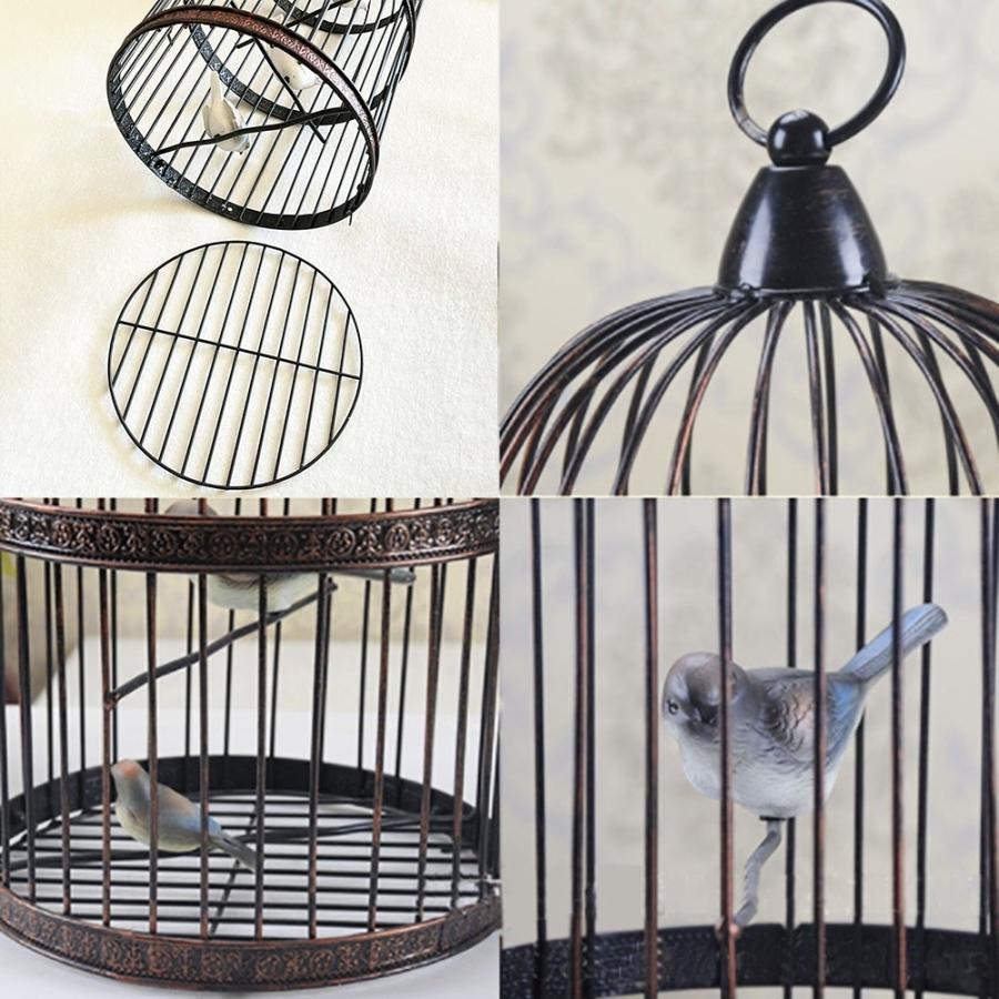 ペット用品 鳥籠 アイアン バード ケージ 53cm リング取っ手付き ペット用品 鳥籠 アイアン バード ケージ 53cm リング取っ手付き