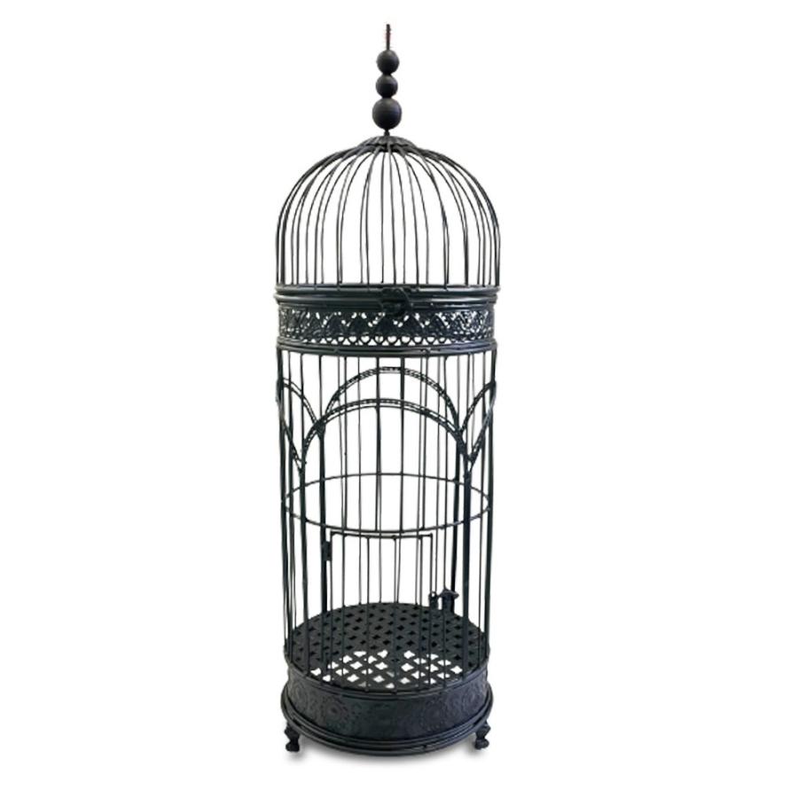 ペット用品 鳥籠 アイアン バード ケージ 98cm 団子取っ手付き 鳥かご