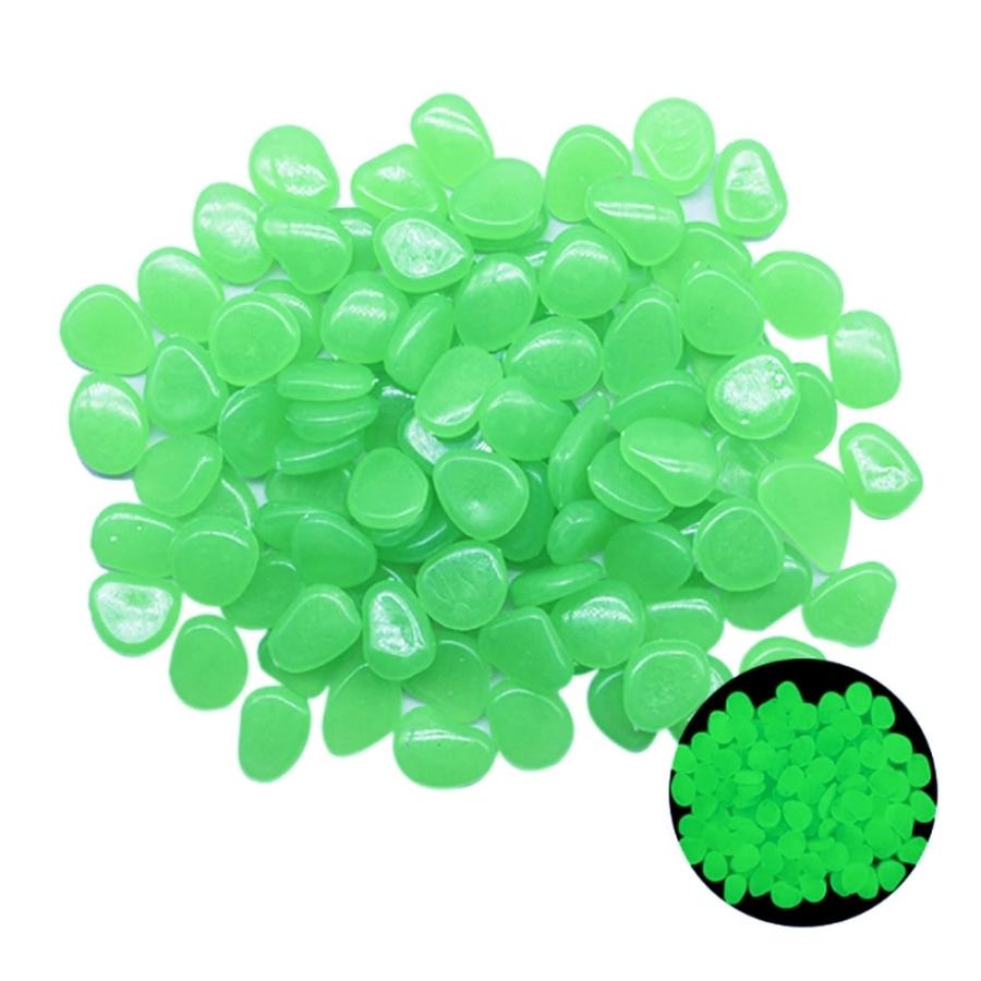 ガーデニング 光る石 60ｇセット 約100個前後 花壇 夜光石 蓄光石 飾り