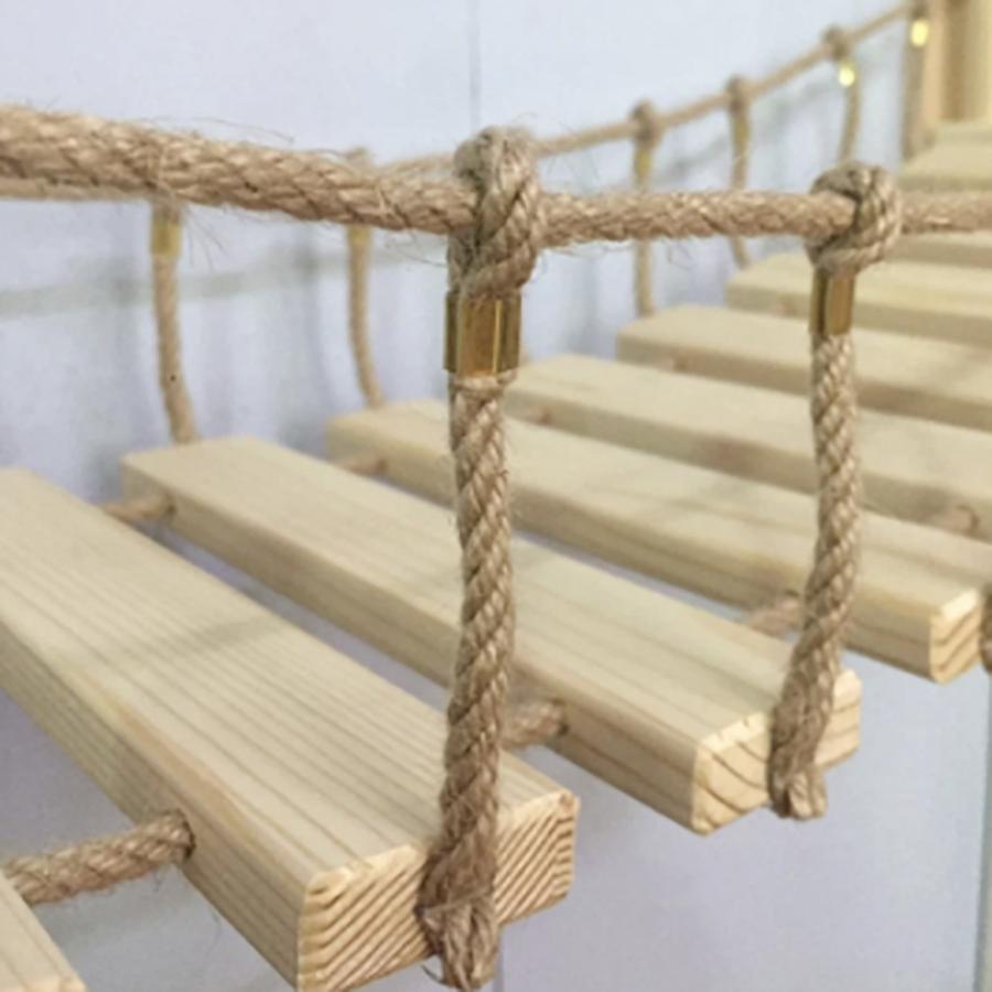 ペット 用 猫 はしご 壁付け 吊り橋 キャットウォーク キャット