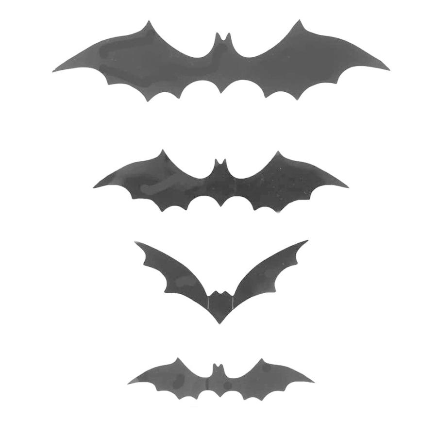 ハロウィン コウモリ シール 44枚セット 3d 立体 ステッカー こうもり 蝙蝠 ホラー リアル 本格的 誕生日 飾り付け 室内 クリスマス 怖い 恐怖 かわいい Xmas 3 Aio 通販 Yahoo ショッピング