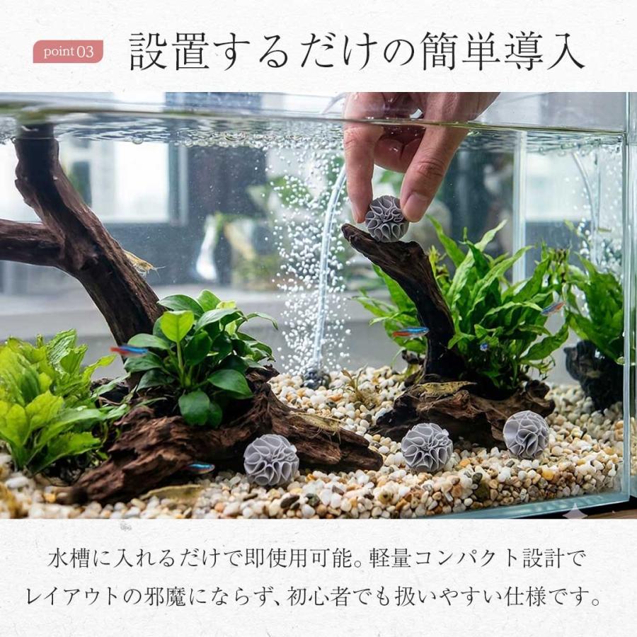 エビ 産卵用 繁殖ボール 青 海老 10個セット ミナミヌマエビ 産卵床