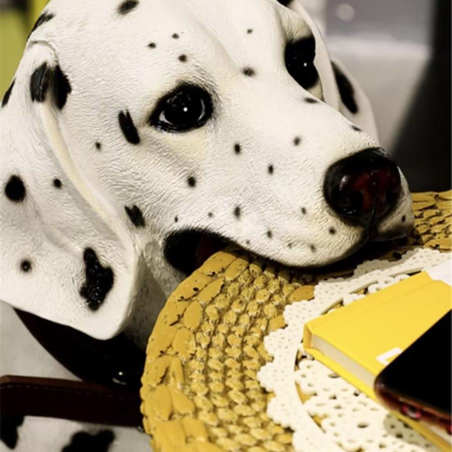 テーブル 置物 ダルメシアン 犬 サイドテーブル 高さ53cm テーブル 置物 ダルメシアン 犬 サイドテーブル 高さ53cm
