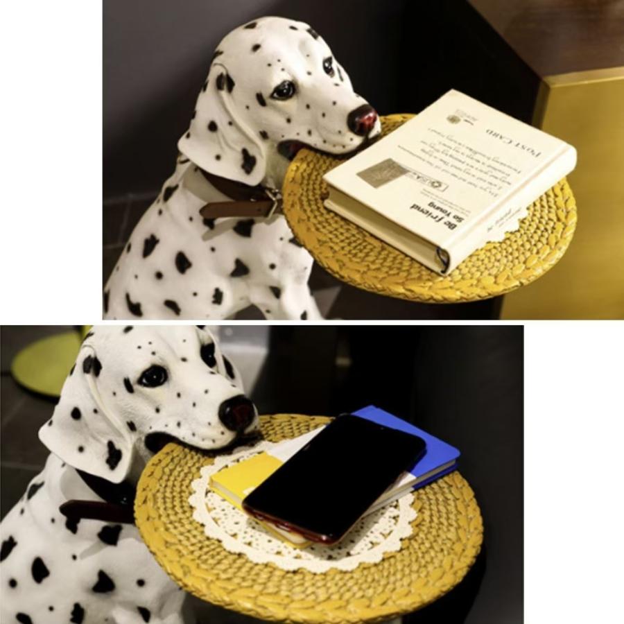 テーブル 置物 ダルメシアン 犬 サイドテーブル 高さ53cm テーブル 置物 ダルメシアン 犬 サイドテーブル 高さ53cm