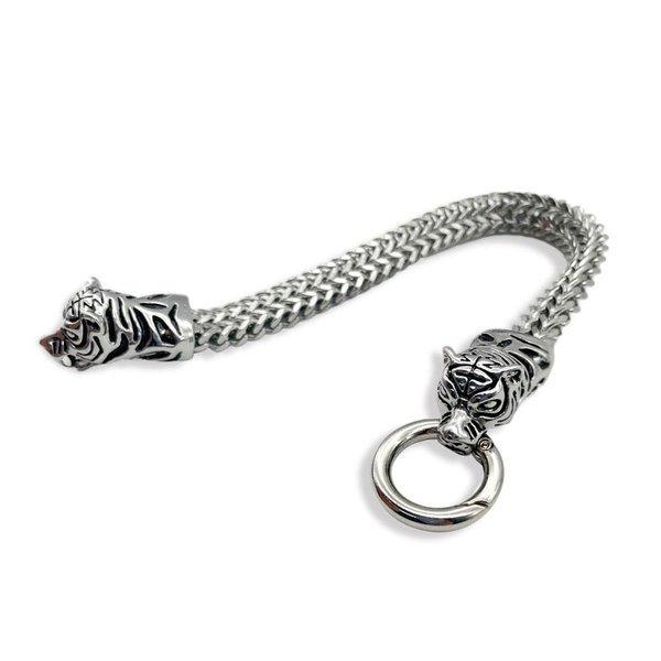 ブレスレット 虎 輪を咥える トラ タイガー Tiger 腕輪 アクセサリー