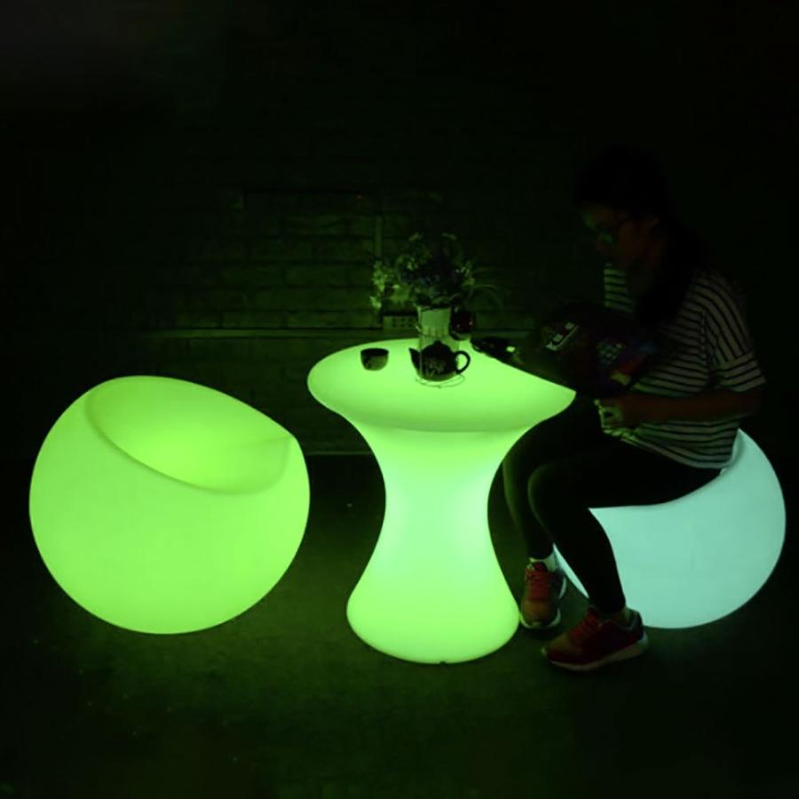 テーブル 16色 LED 充電式 パーティー 机 光る クラブ バー デザイン 
