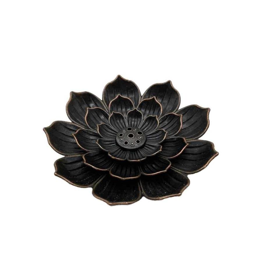 お香 お香立て 線香立て 香炉 おしゃれ 仏具 アジアン雑貨 陶器 蓮の花