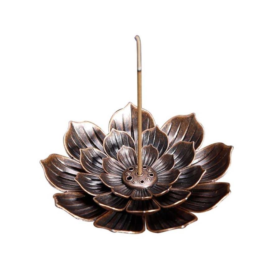 お香 お香立て 線香立て 香炉 おしゃれ 仏具 アジアン雑貨 陶器 蓮の花